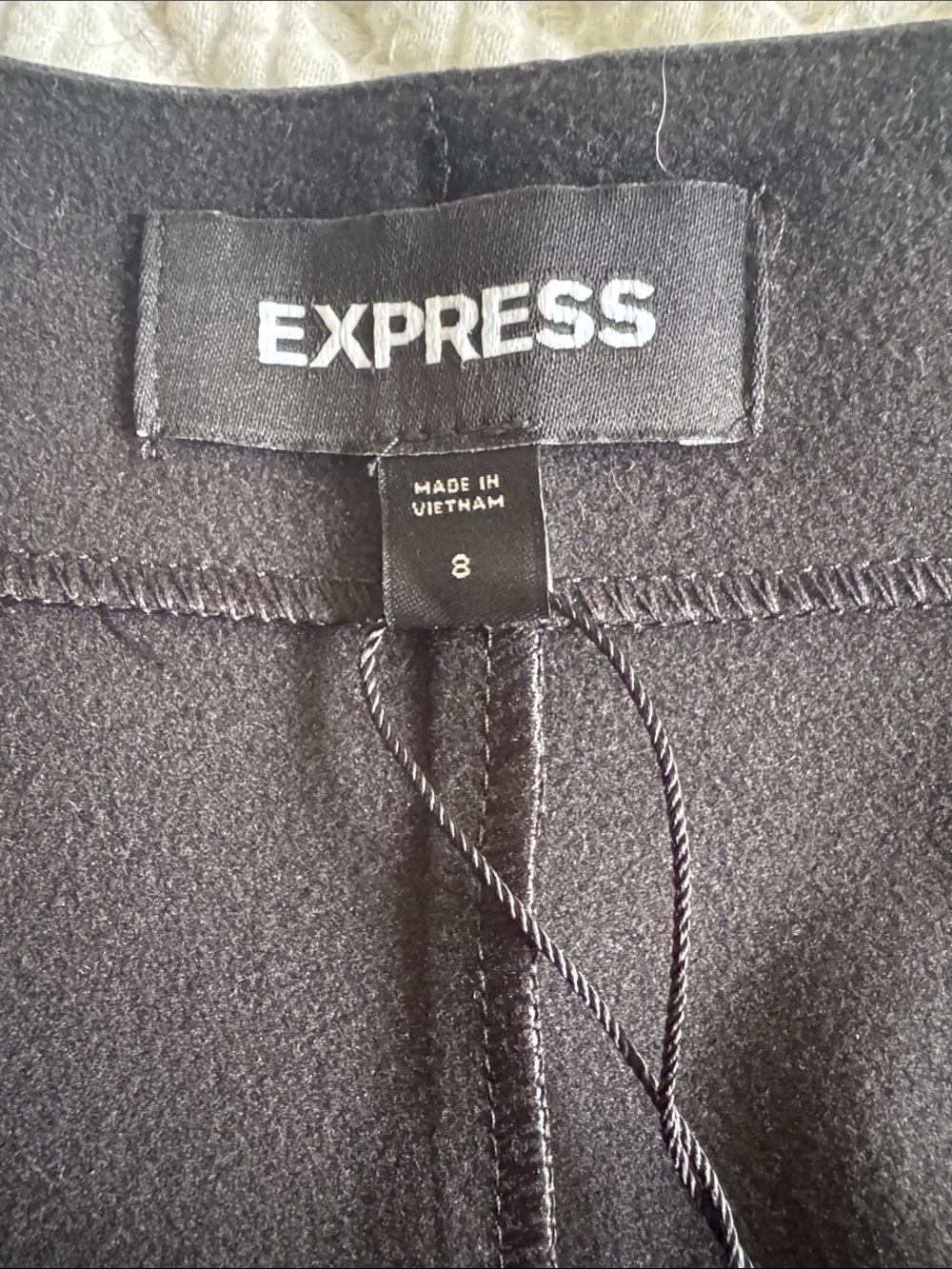Express Black Faux Leather High Waist Shorts - Picture 4 of 4